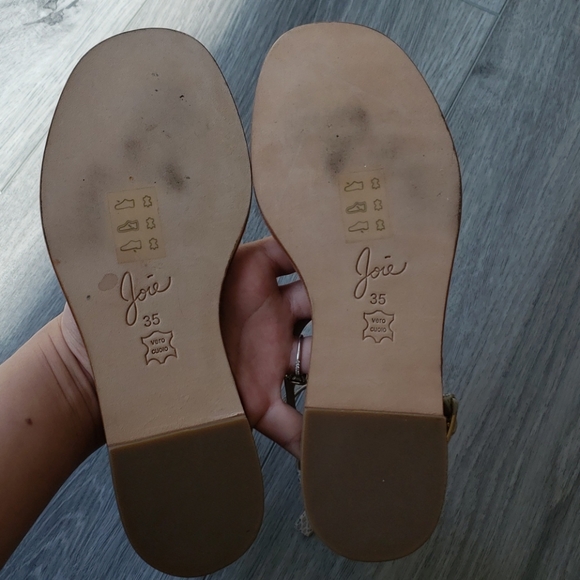 Joie Eri Snake Print Leather Gladiator Sandals - Picture 5 of 9